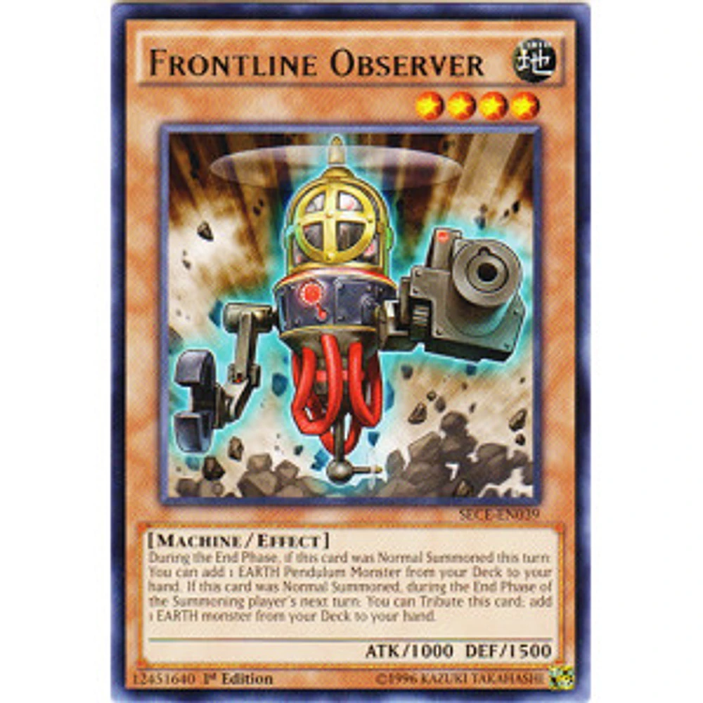 Frontline Observer - SECE-EN039 - Rare - 1st Edition