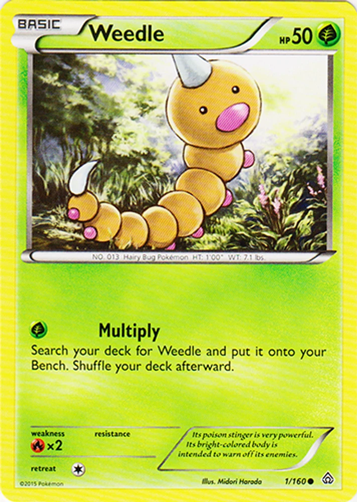 Weedle - 1/160 - Common