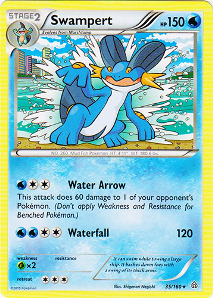 Swampert - 35/160 - Rare