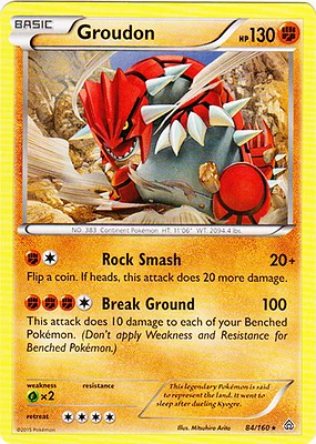 Groudon - 84/160 - Rare