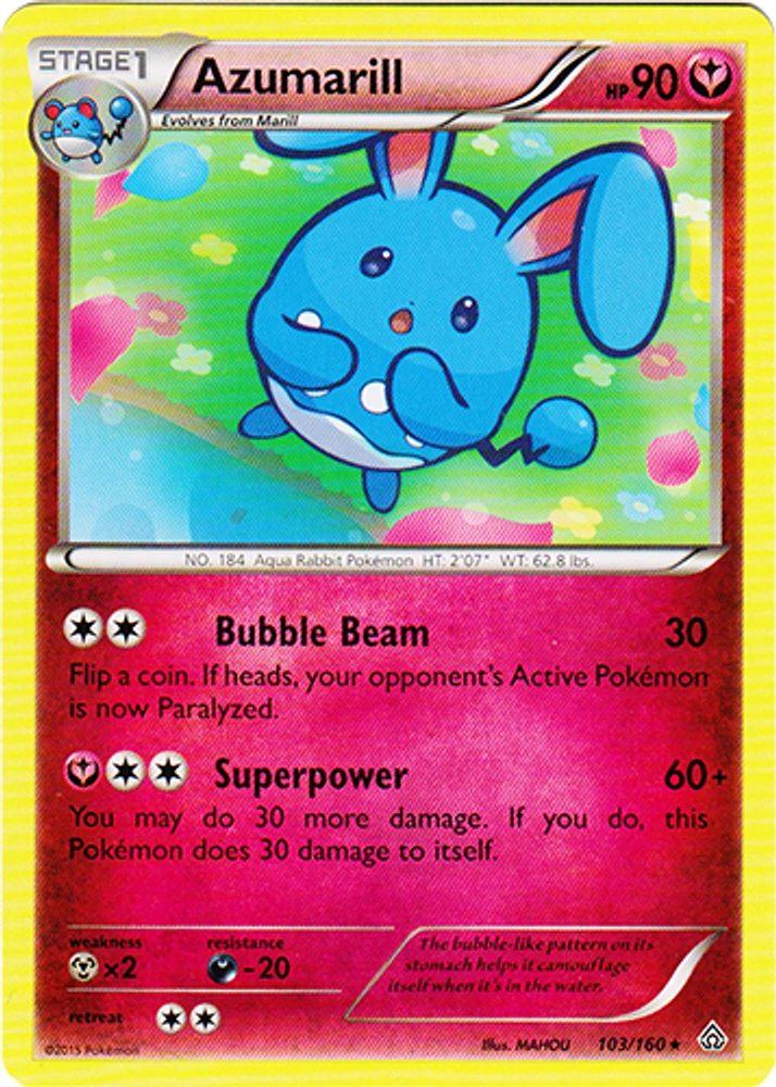 Azumarill - 103/160 - Rare