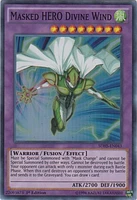 Masked HERO Divine Wind - SDHS-EN043 - Super Rare - 1st Edition