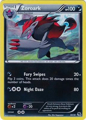 Zoroark - 30/30 - Zoroark Trainer Kit