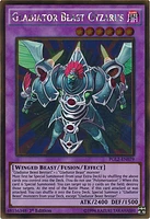 Gladiator Beast Gyzarus - PGL2-EN079 - Gold Rare - 1st Edition