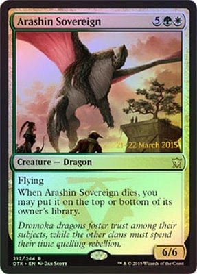 Arashin Sovereign - Foil - Prerelease Promo