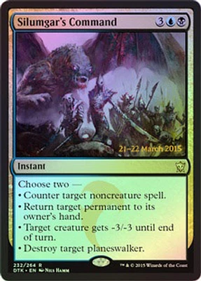 Silumgar's Command - Foil - Prerelease Promo