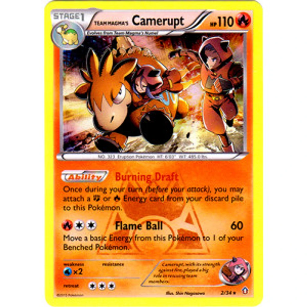 Team Magma's Camerupt - 2/34 - Holo Rare