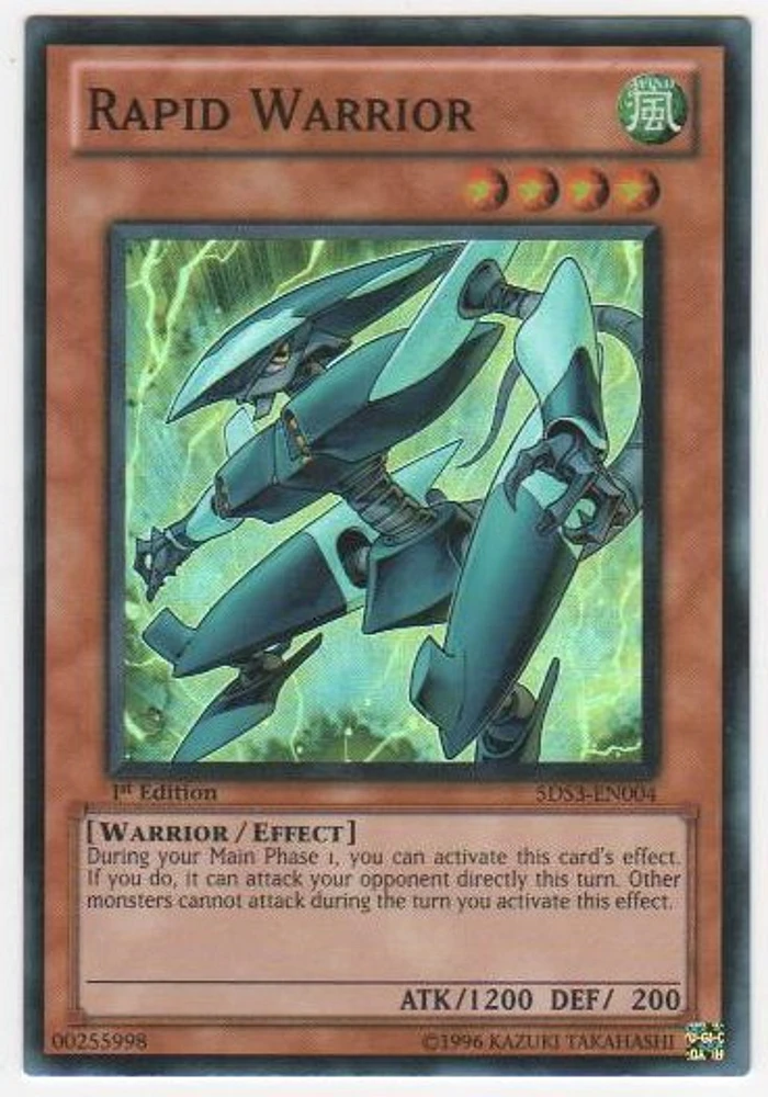 Rapid Warrior - 5DS3-EN004 - Super Rare - 1st Edition