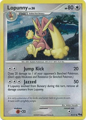 Lopunny - 9 - Uncommon - Cosmos Holo