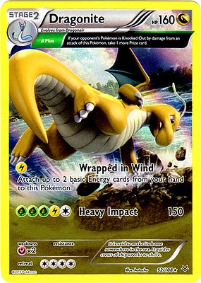 Dragonite - 52/108 - Holo Rare