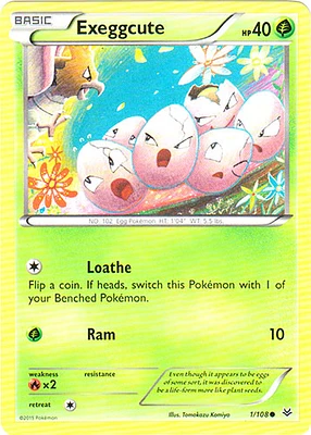 Exeggcute - 1/108 - Common