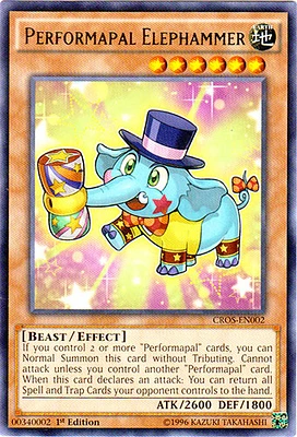 Performapal Elephammer - CROS-EN002 - Rare