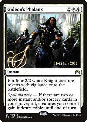 Gideon's Phalanx - Foil - Prerelease Promo