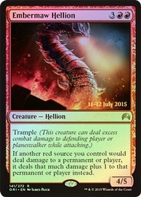 Embermaw Hellion - Foil - Prerelease Promo