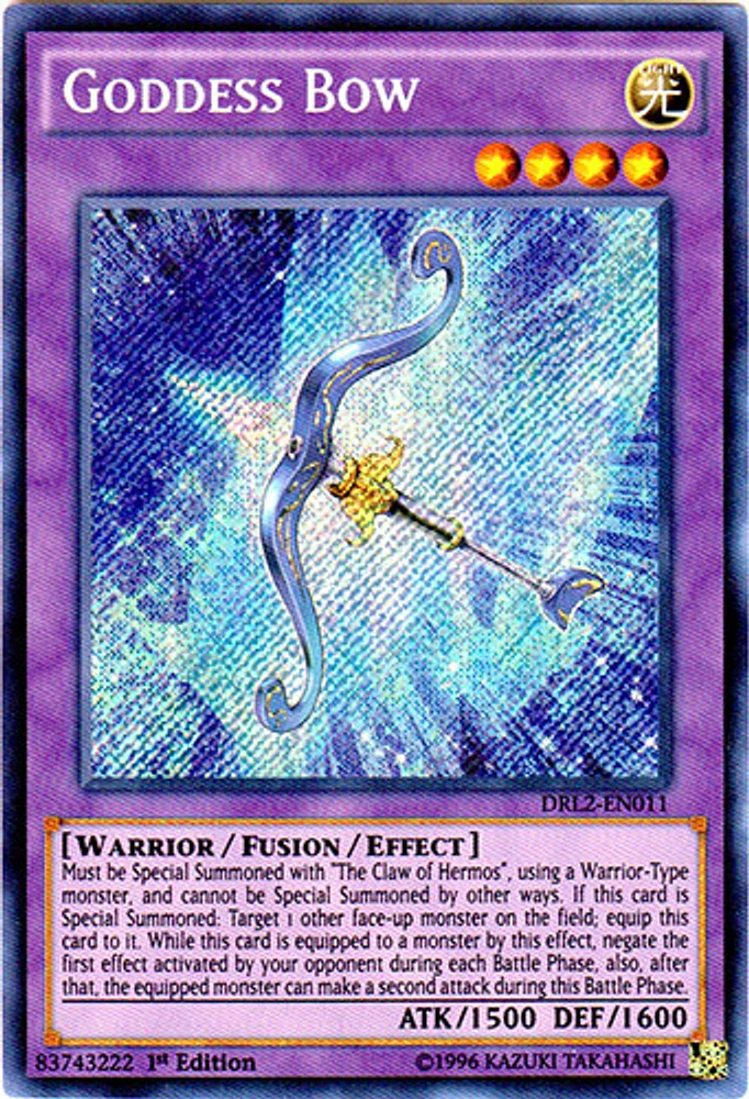 Goddess Bow - DRL2-EN011 - Secret Rare - 1st Edition