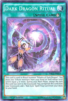 Dark Dragon Ritual - DRL2-EN019 - Super Rare - 1st Edition