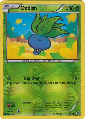 Oddish - 1/98 Common Reverse Holo