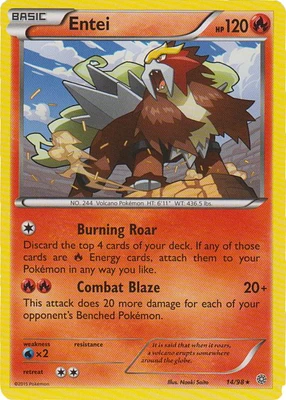 Entei - 14/98 Rare