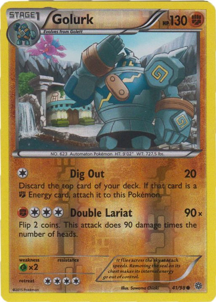 Golurk - 41/98 Common Reverse Holo