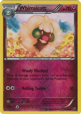 Whimsicott - 56/98 Uncommon Reverse Holo