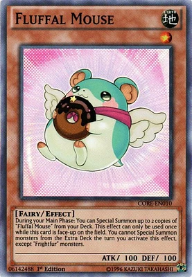 Fluffal Mouse - CORE-EN010 - Super Rare - 1st Edition