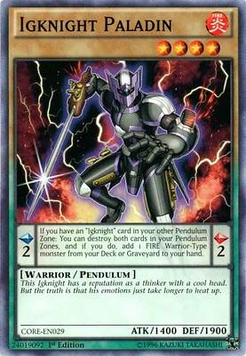 Igknight Paladin - CORE-EN029 - Common - 1st Edition