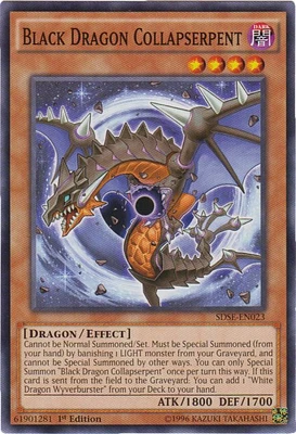 Black Dragon Collapserpent - SDSE-EN023 - Common - 1st Edition