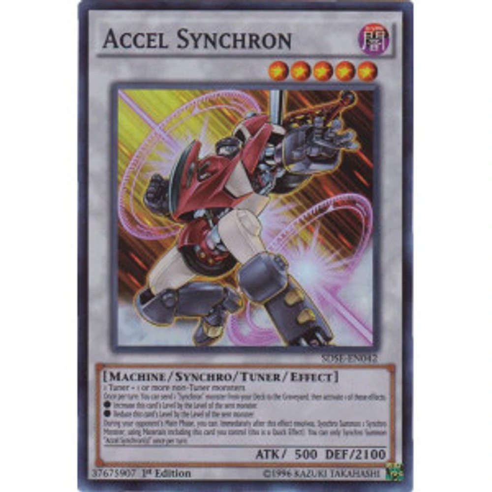 Accel Synchron - SDSE-EN042 - Super Rare - 1st Edition