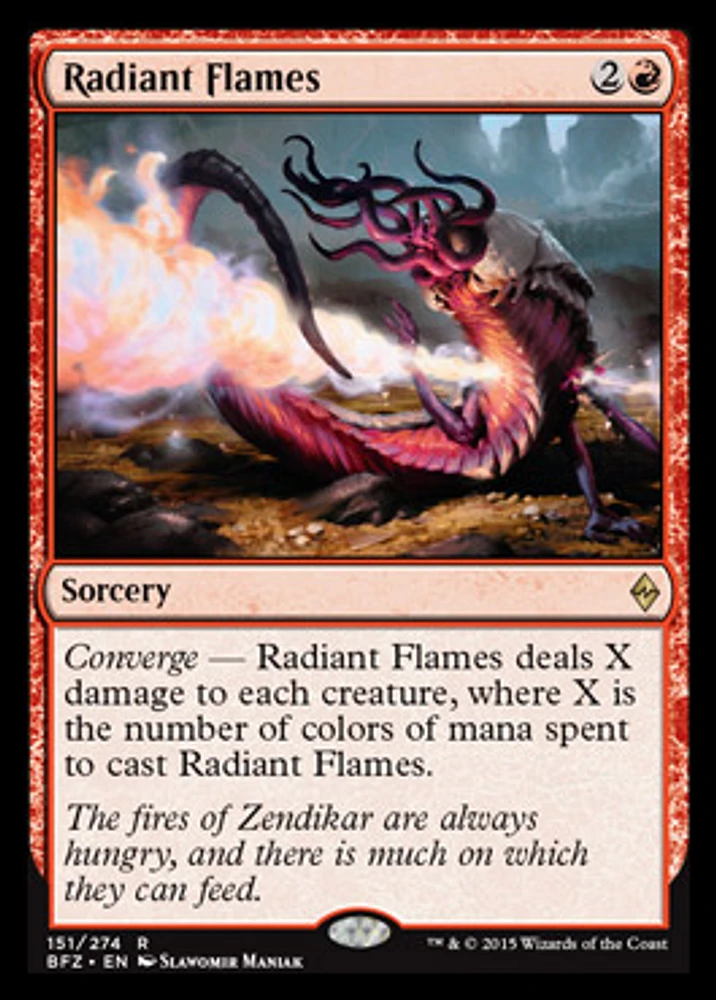 Radiant Flames - Foil