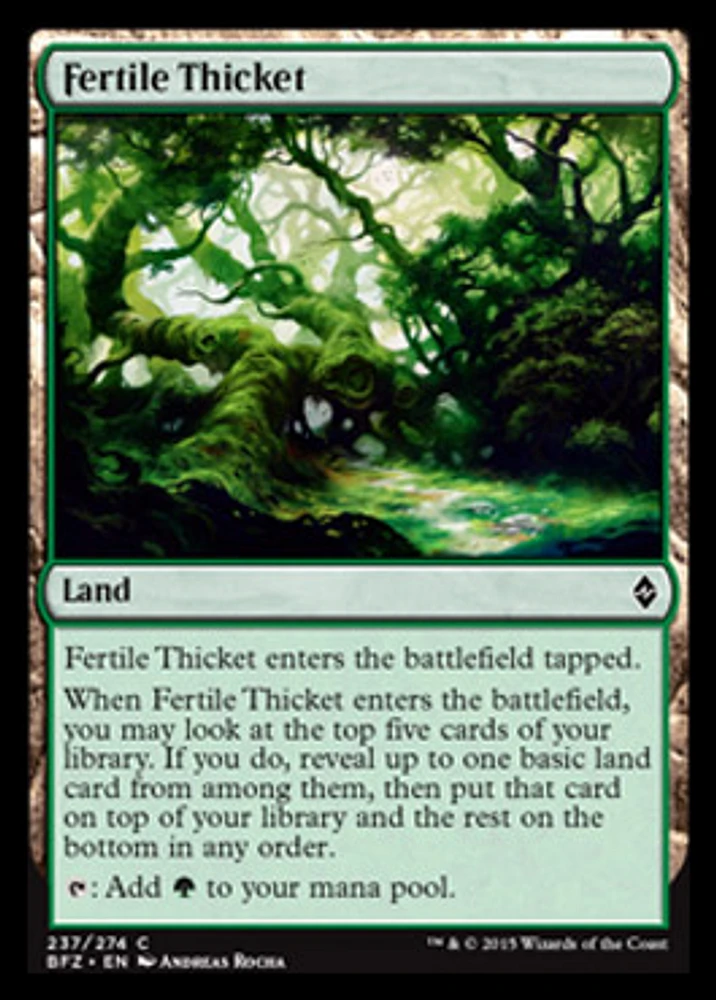 Fertile Thicket - Foil