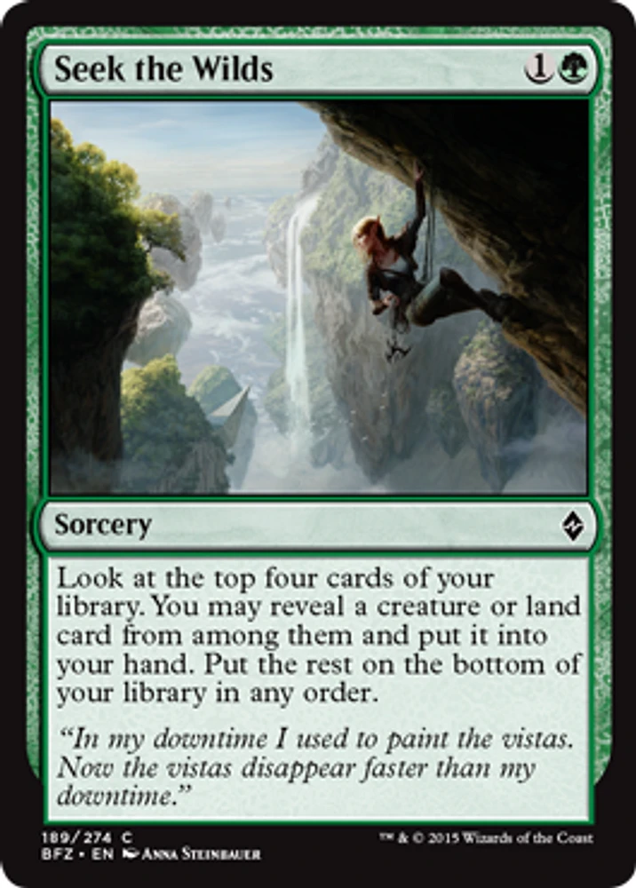 Seek the Wilds - Foil