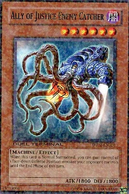 Ally of Justice Enemy Catcher - DT02-EN026 - Rare - Duel Terminal