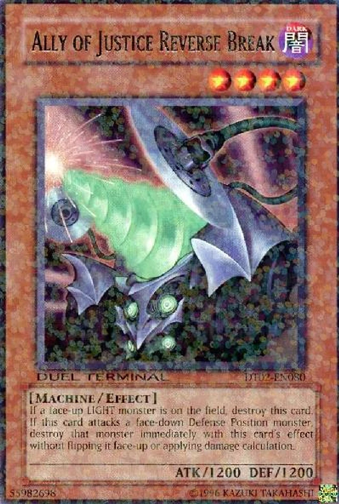 Ally of Justice Reverse Break - DT02-EN080 - Rare - Duel Terminal