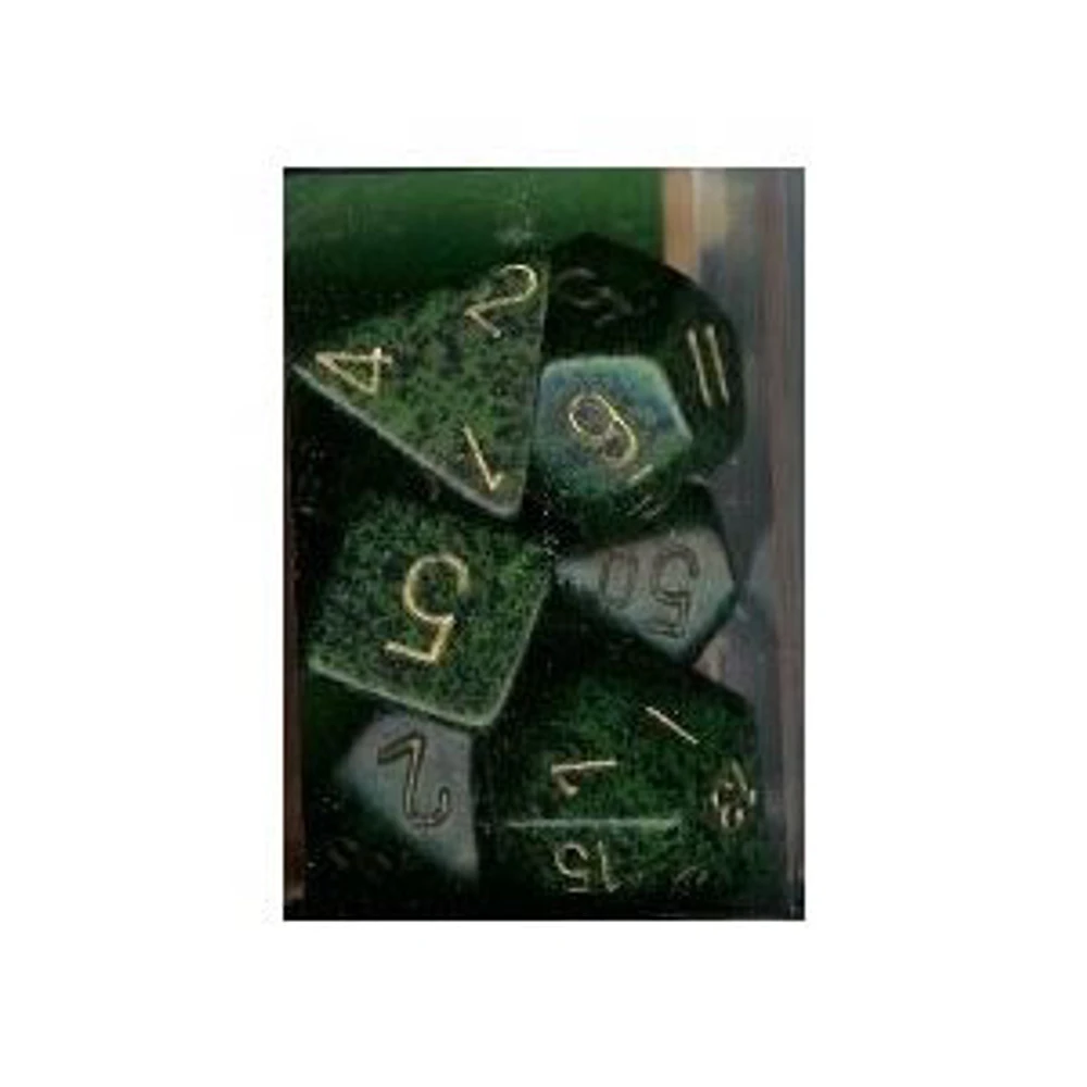 Golden Recon Speckled Polyhedral Dice Set of 7 - CHX25335