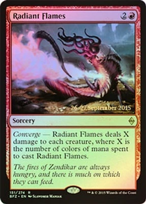 Radiant Flames - Foil - Prerelease Promo