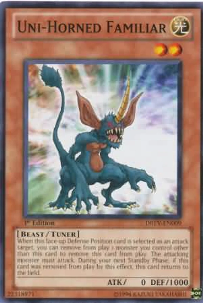Uni-Horned Familiar - DREV-EN009 - Common - 1st Edition