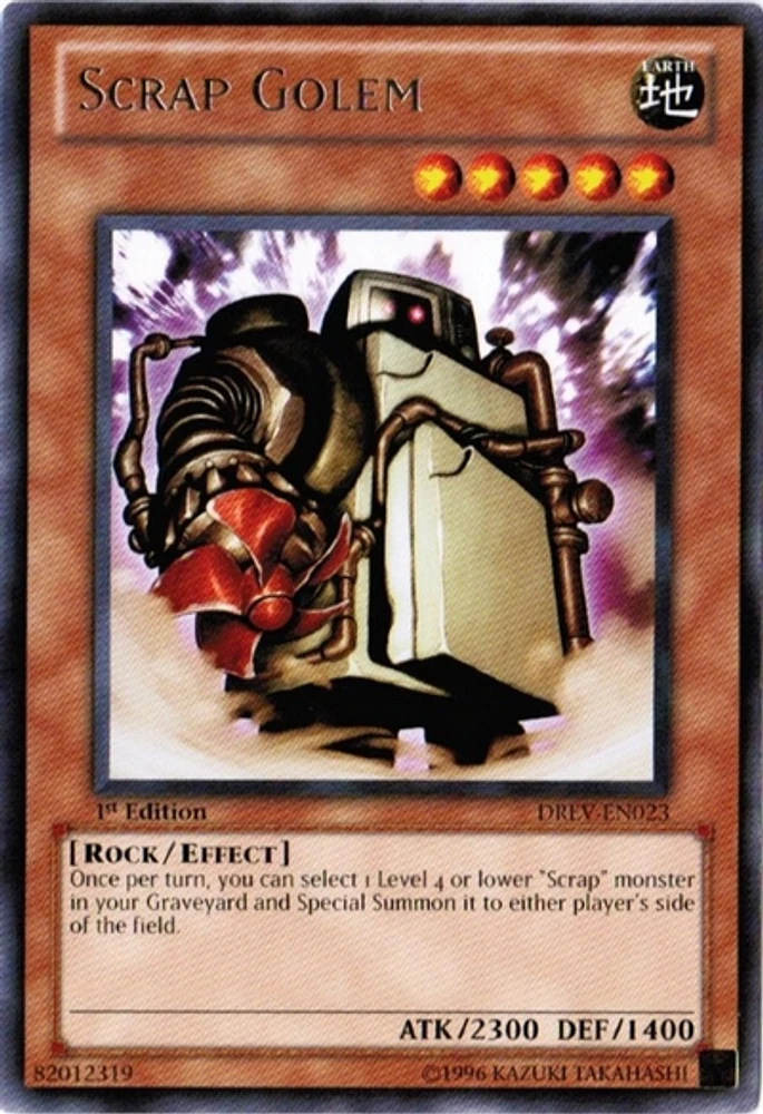 Scrap Golem - DREV-EN023 - Rare - 1st Edition