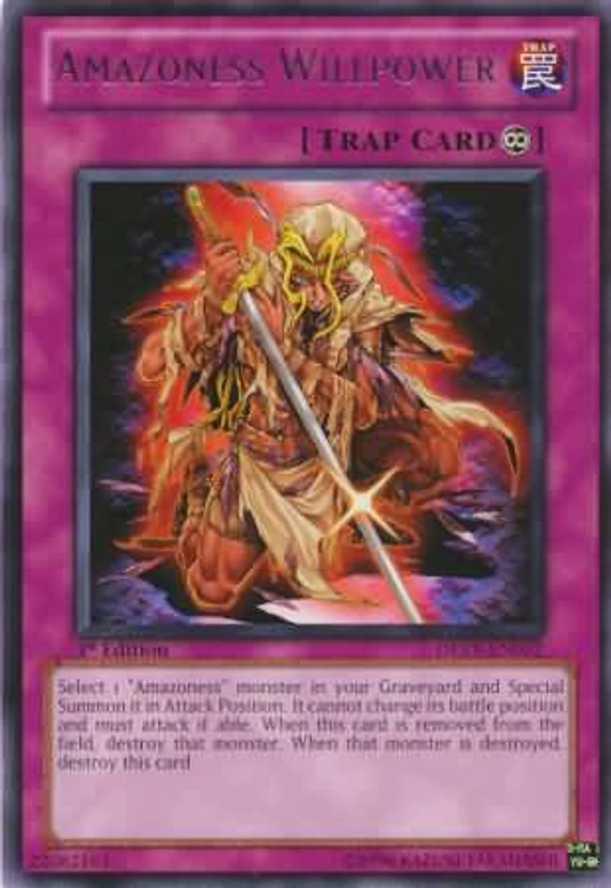 Amazoness Willpower - DREV-EN072 - Rare - 1st Edition