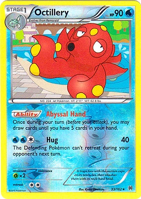 Octillery - 33/162 - Holo Rare - Reverse Holo