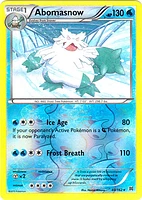 Abomasnow - 40/162 - Rare - Reverse Holo