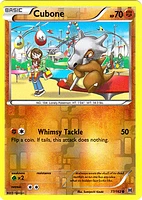 Cubone - 77/162 - Common - Reverse Holo