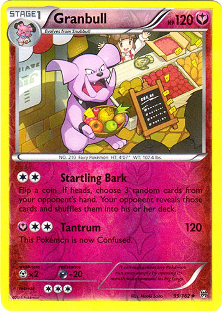 Granbull - 99/162 - Uncommon - Reverse Holo