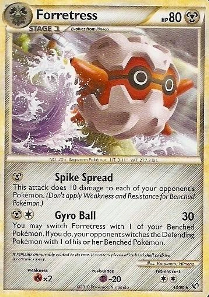 Forretress - 13/90 - Rare