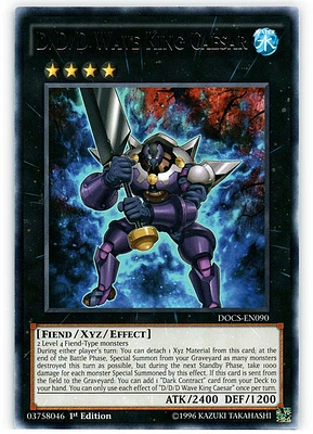 D/D/D Wave King Caesar - DOCS-EN090 Rare 1st Edition