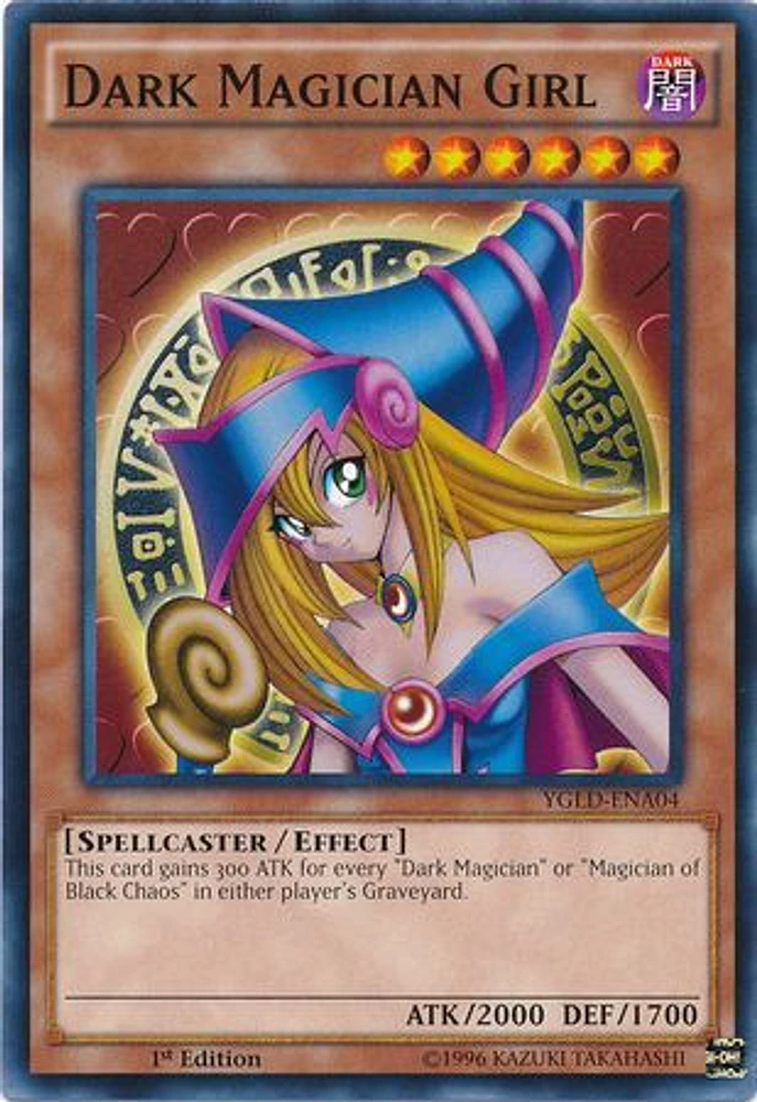 Dark Magician Girl - YGLD-ENA04 - Common - 1st Edition