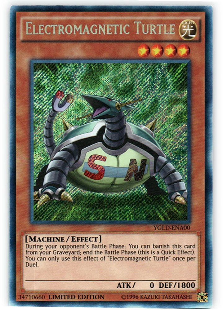 Electromagnetic Turtle - YGLD-ENA00 - Secret Rare - Limited Edition