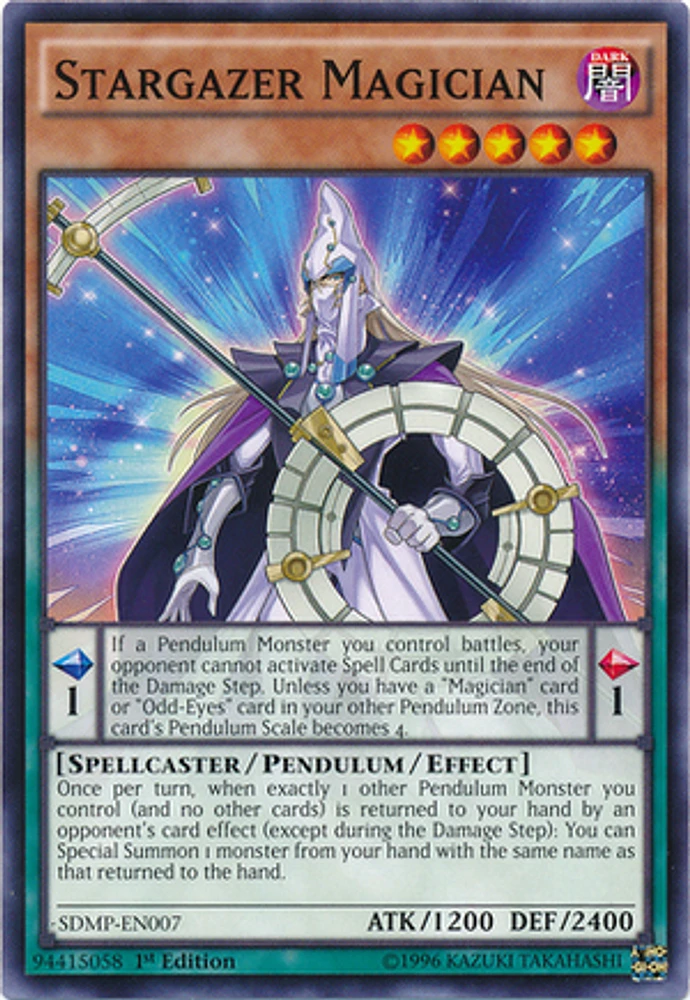 Stargazer Magician - SDMP-EN007 - Common - 1st Edition