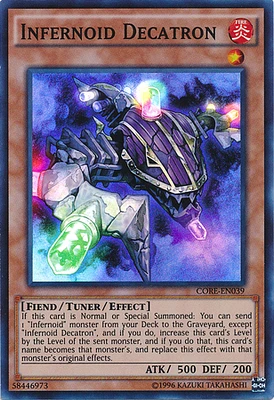 Infernoid Decatron - CORE-EN039 - Super Rare - Unlimited Edition