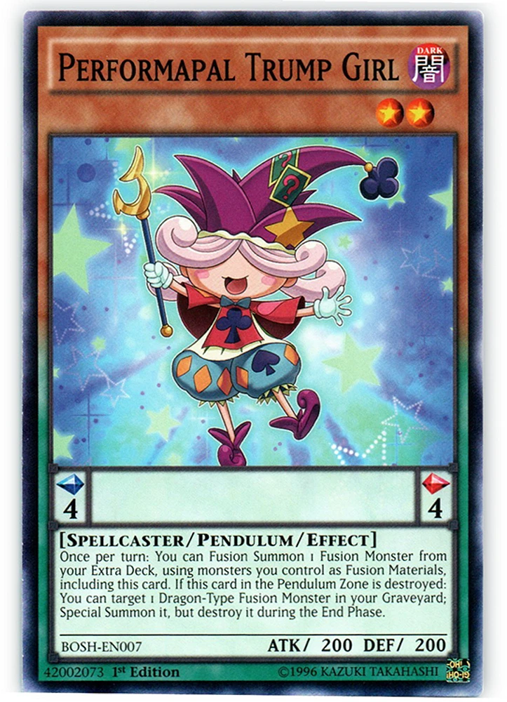 Performapal Trump Girl - BOSH-EN007 - Common - 1st Edition