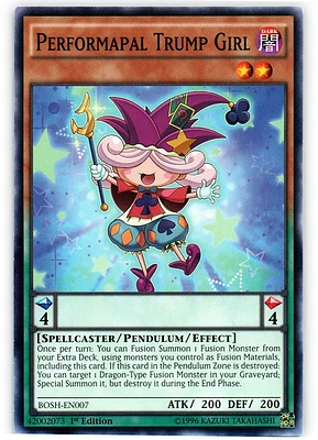 Performapal Trump Girl - BOSH-EN007 - Common - 1st Edition